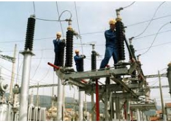 Dao cách ly 110kV 3 cực 1 lưỡi tiếp đất DS/1ES 123kV 1250A truyền đông cơ, mở ngang - Sspower - Ấn Độ